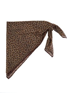 PITTA Lenço Tule Onça Al Mare