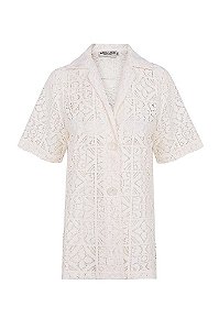 EUGÊNIA Camisa Manga Curta Bar II Creme
