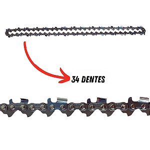 Corrente Para Motosserras Husqvarna 55 61 272 - 34 Dentes - Oregon