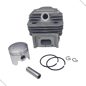 Kit Cilindro Completo Pistão Anéis Para Roçadeiras 43cc Vulcan Coyote Garthen