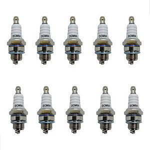 Kit 10x Vela Ignição Universal Para Motosserras Roçadeiras
