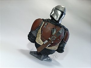 Estátua Busto Mandalorian Star Wars