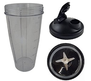 Copo Blender Tampa Faca Mixer Mondial DG-01
