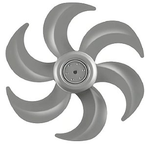 Hélice 6 Pás Prata Ventilador Mondial VT-31 NV-15-6P-FB