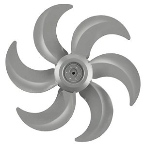 Hélice 6 Pás Prata Ventilador Mondial VT-51