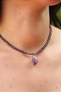 Choker Ametista