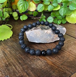 Pulseira Lava vulcânica