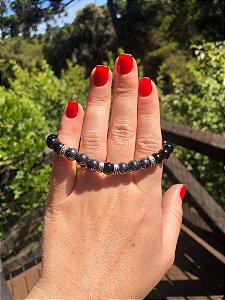 Pulseira Hematita e ônix