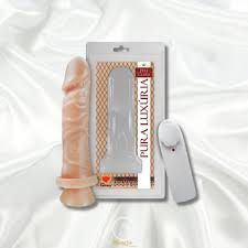 Prótese com Vibro e Ventosa 18x4,4cm