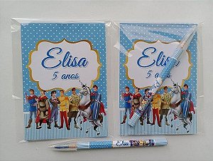 30 kits Bloquinho + Caneta Personalizada