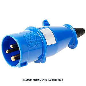 PLUG N-3076 3P 16A 220/240V AZ STECK - Histec Comercial Materiais