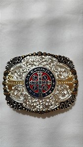 Fivela CInta Medalha SãO Bento PAX 5156/4