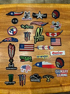 Kit Adesivos de Chapéu de Tecido 10 Und.