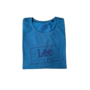 Camiseta Lee Azul Original Brand