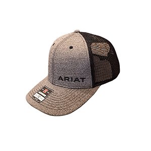 BONE ARIAT IMPORTADO CINZA C/ PRETO