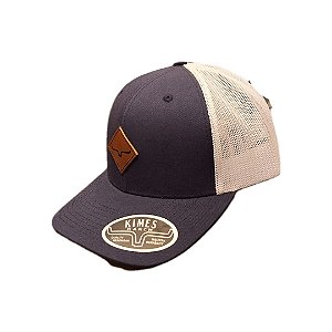 BONÉ KIMES RANCH IMPORTADO LOGO BEGE