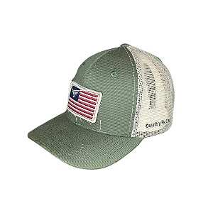 BONÉ COUNTRY BULLS VERDE LG USA