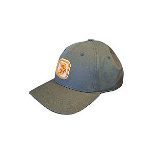 BONÉ AUROCHS VERDE MUSGO COM LOGO LARANJA