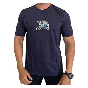 CAMISETA WEST BARN MARINHO