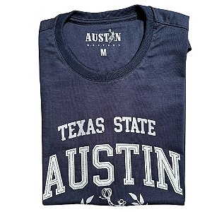 CAMISETA AUSTIN MARINHO C/ BRANCO