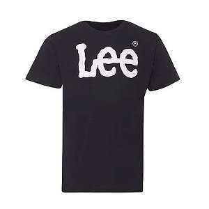 CAMISETA LEE 5027L PRETO C/ LEE BRANCO
