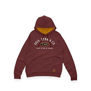 MOLETOM TXC 3426 C/ CAPUZ BORDO