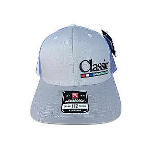 BONÉ CLASSIC CINZA CLARO LOGO CLASSIC