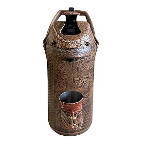 GARRAFA TÉRMICA COURO 5L CAFE BALAIADA FLOR