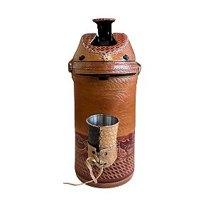 GARRAFA COURO 5L VINHO BALAIADA FLORIDA