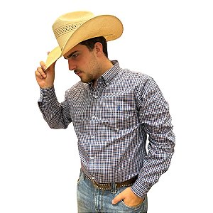 CAMISA M.L AUSTIN WESTERN XADREZ RX