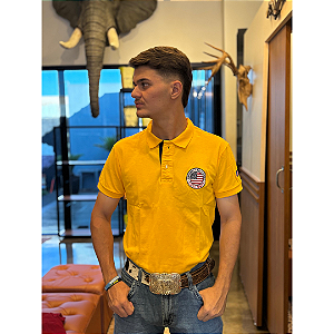 CAMISETA POLO NFR CMP720 AMARELO