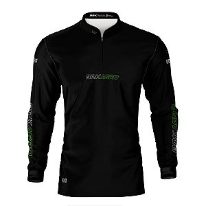 CAMISETA UV BRK C01458 MESCLA PRETA