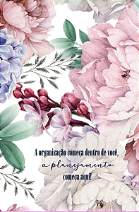 BLOCO ORGANIZADOR FLORAL