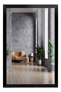 Espelho Decorativo Com Moldura Madeira 45x65 Ou 65x45 Luxo