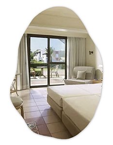 Espelho Decorativo 50x70 Orgânico 70x50 Com Suporte