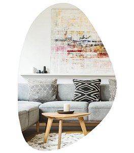 Espelho Decorativo Orgânico 120x80 Grande Lapidado Og2