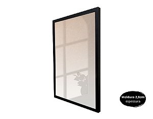 Moldura Caixa Camisa Time Futebol 80X90 Com Vidro Quadro 90X80