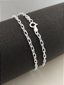 Pulseira Cartier - F80 - 3mm - 3.3g - 21cm - Prata Italiana 925