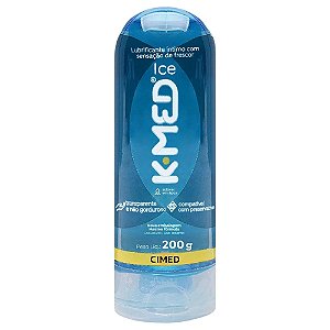 Lubrificante Íntimo Efeito Gelado Ice Cimed - K-Med 200ml