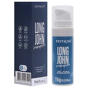Prolongador Gel Retardante de Ereção Long John - Feitiços 15g