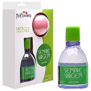 Kit Sempre Virgem Adstringente Feminino e Aplicador Efeito Estreitamento Alecrim - Hot Flowers 50ml