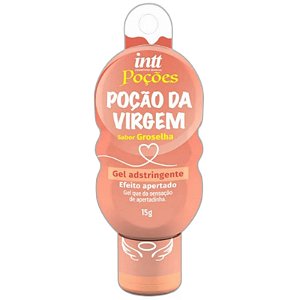 Adstringente Gel Feminino Sabor Groselha  Poção da Virgem - Intt 15g