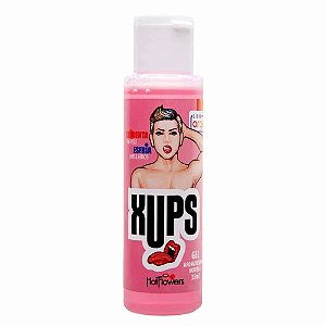 Gel Térmico Aromatizante com Dupla Sensação Chicletes de Hortelã  Xups - Hot Flowers 35 ml