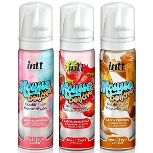 Mousse Corporal Beijável Sabores - Intt 66ml