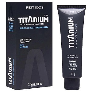 Gel Especial Masculino Auta Performace Titanium - Feitiços 30 g
