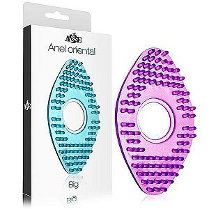 Anel Oriental Big - Anel Peniano Massageador Grande em Silicone - Disponível em 4 Cores - Adão & Eva