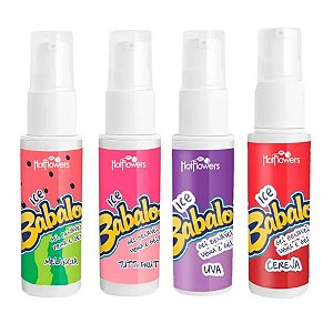 Gel Babaloo Ice Excitante Efeito Vibra e Gela - Hot Flowers 15g