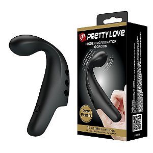 Dedeira Gorgon Massageadora com Vibrador 10 Velocidades - Pretty Love