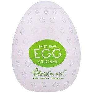 Masturbador Masculino Egg Clicker com Nódulos Interno - Magical Kiss Sensual Love