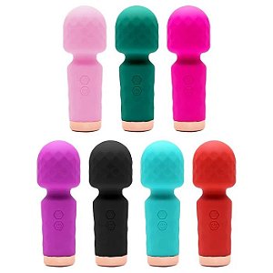 Hero Mini Varinha Mágica com 10 Modos de Vibração e Recarregável - Disponível em 7 Cores - Sexy Import